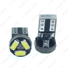 T5 супер яркий высокий 1210/3528-3SMD светодиодный подсветка приборной панели CANbus декодирующая Лампа Белый