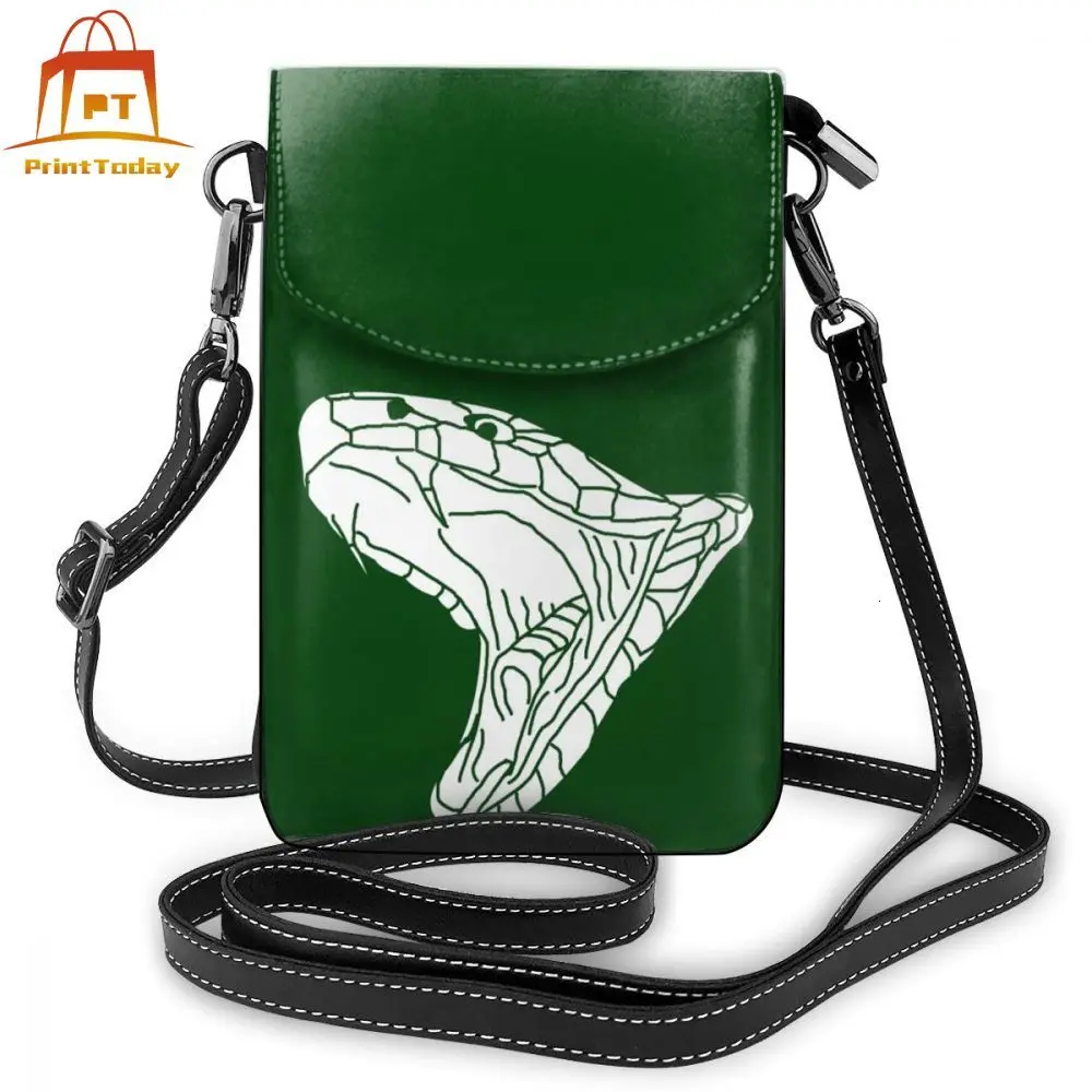 Snake Head Shoulder Bag Snake Head Leather Bag Crossbody Teenage Women Bags Multifunctional Print Small Purse