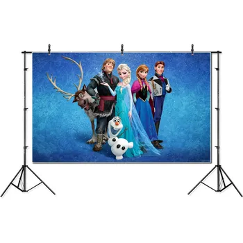 

Photography Background Frozen Princess Elsa Children Baby Ice Cream Winter Backdrop Photocall Backdrop Photo Studio Banner