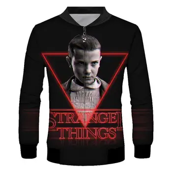 

Stranger Things jacket 3D Men zipper Sweatshirts Movie Tracksuits Brand Pullover Funny Novelty Streetwear Harajuku Male Coats