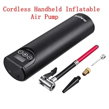 

12V 150PSI USB Cordless Portable Air Compressor LCD Handheld Inflatable pump for Car Bicycles Tires Balls Swimming Rings