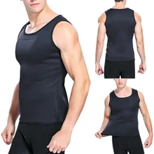 Мужской жилет для похудения, корсет, полиэстер, сауна, Корректирующее белье для тела, спортивная одежда FS99