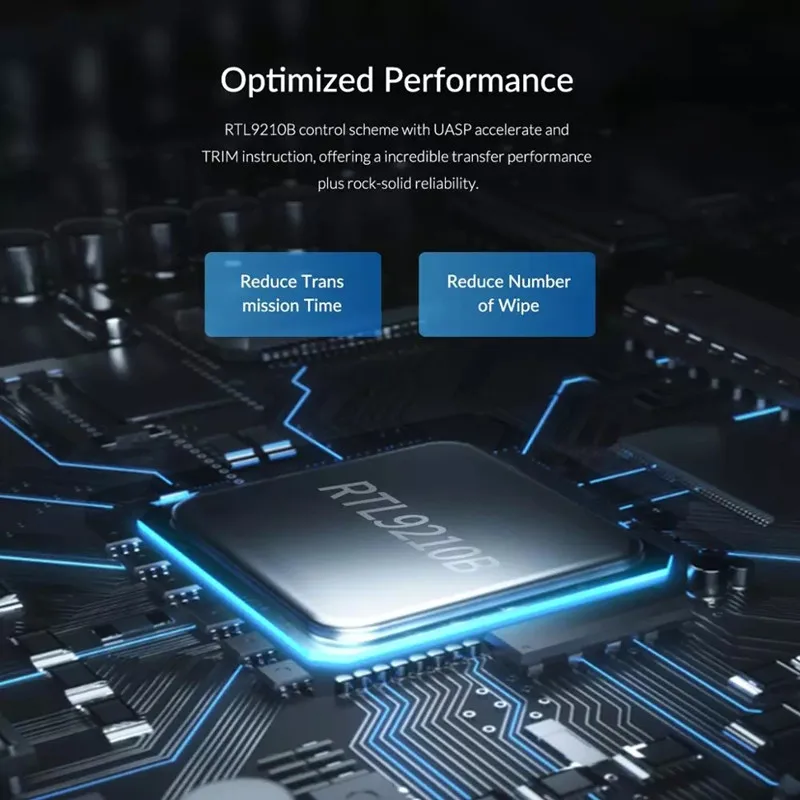   M2 SSD ̽ NVME PCI-E NGFF SATA M.2 SSD Ŭ ڽ, M.2 to USB 3.1 SSD  RTL9210B Ĩ (OTG ̺ )