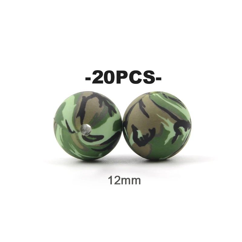 Floral and Leopard Print Silicone Bead Set