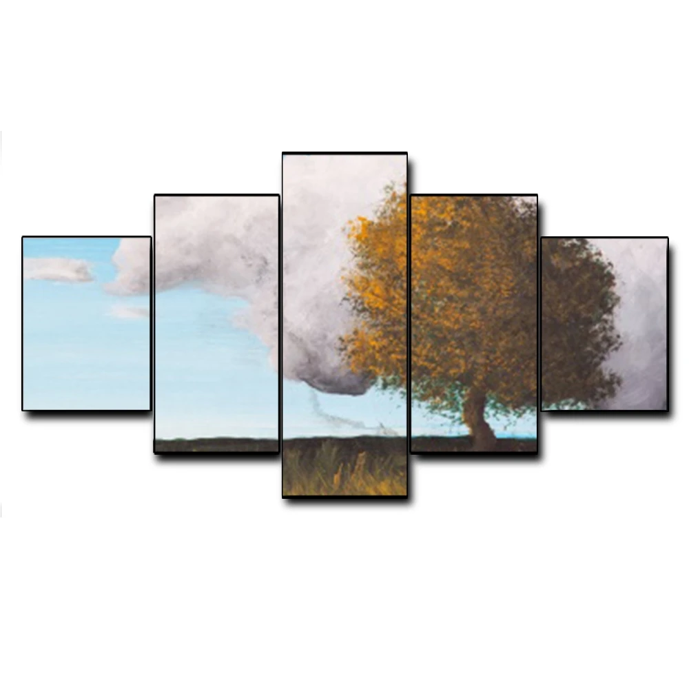 Canvas Art Oil Painting Lonely tree Autumn landscape Art Poster Picture Wall Decor Modern Home Decoration For Living room Canvas Art Oil Painting Lonely tree Autumn landscape Art Poster Picture Wall Decor Modern Home Decoration For Living room