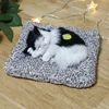 Car Ornament Simulation Sounding Sleeping Cats Plush Toy Birthday Christmas New Year Gift  Kids Boys Girls 5
