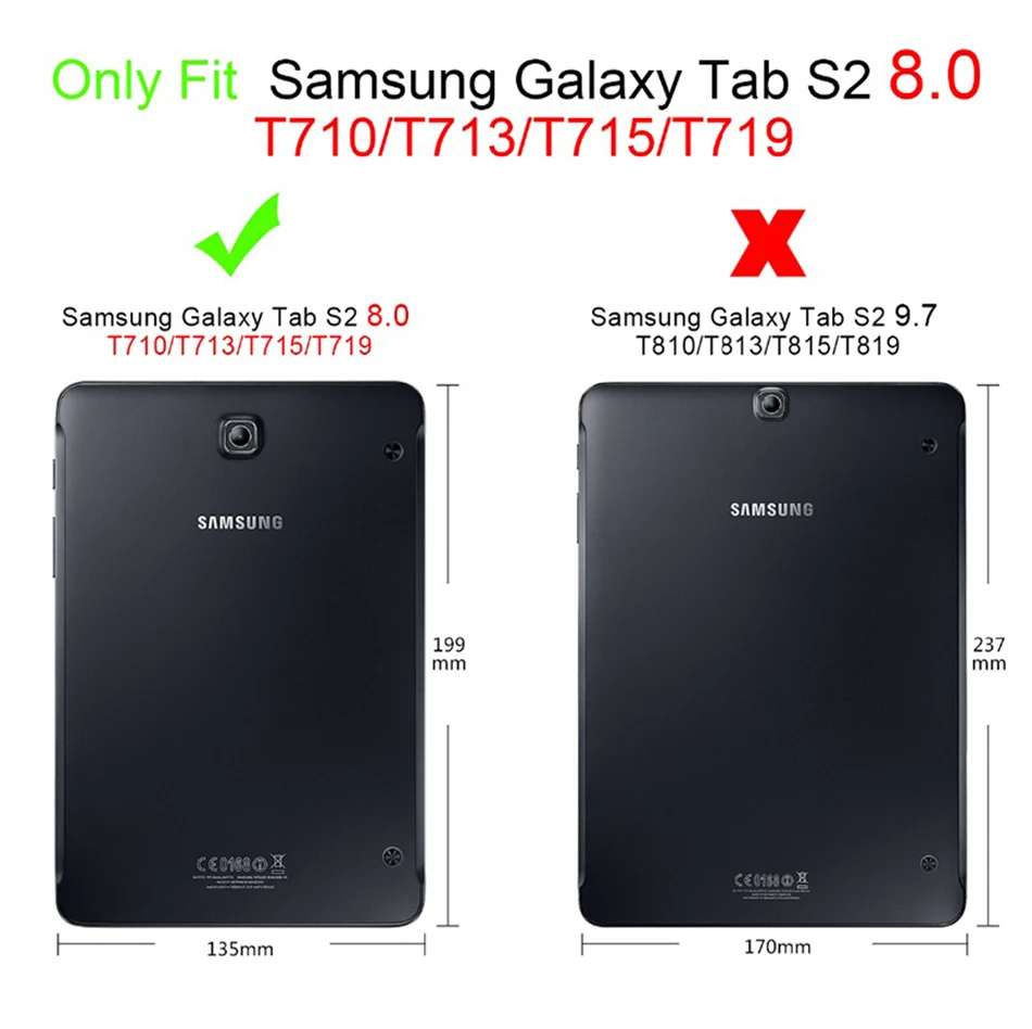 MTT PU кожаный чехол для Samsung Galaxy Tab S2 S 2 8 дюймов Магнитный Флип Стенд защитный T715 T710