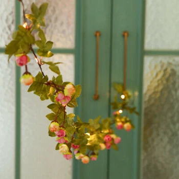 

Home Light string Party Christmas Garden Door Romantic 3 colors Flower