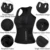Мужская Талия Тренер Жилет Для Похудения Body Shaper Компрессионная Рубашка Тренировки Майка Корректирующее Белье Фитнес Майка Сжигание Жира Сауна Костюм