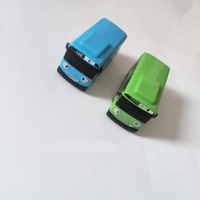 Корейские мультяшные рисунки Tayo набор маленьких автобусов собранная автобусная