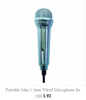 Мини микрофон профессиональный ручной микрофон компьютерный микрофон мини проводной конденсаторный USB 3,5 Прямая поставка