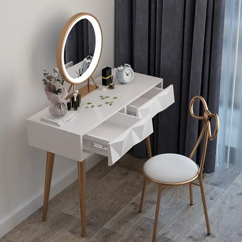 makeup desk vanity with lights