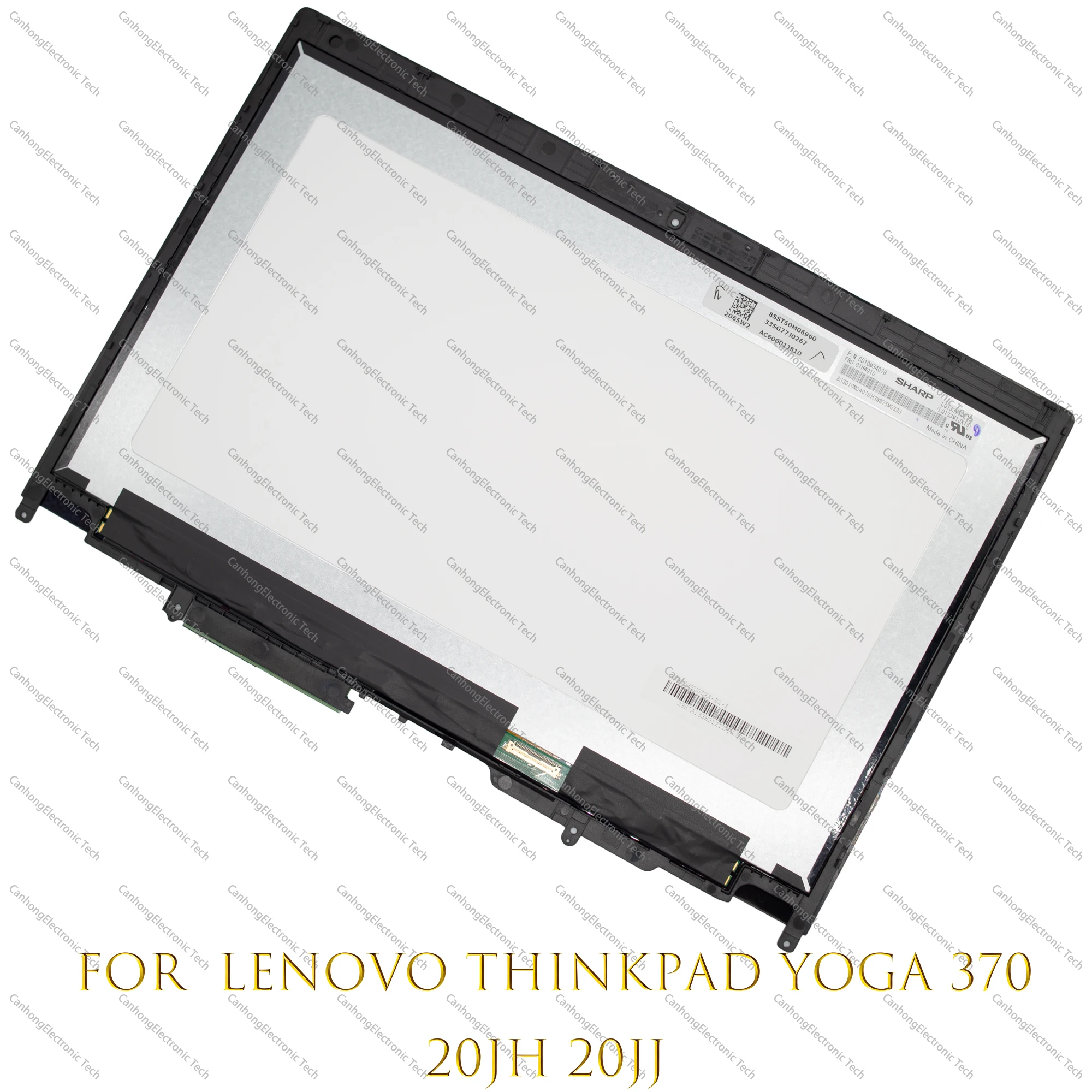 ЖК-дисплей 13 3 'ɿHD для Lenovo Thinkpad Yoga 370 20JH 20JJ цифровой преобразователь сенсорного