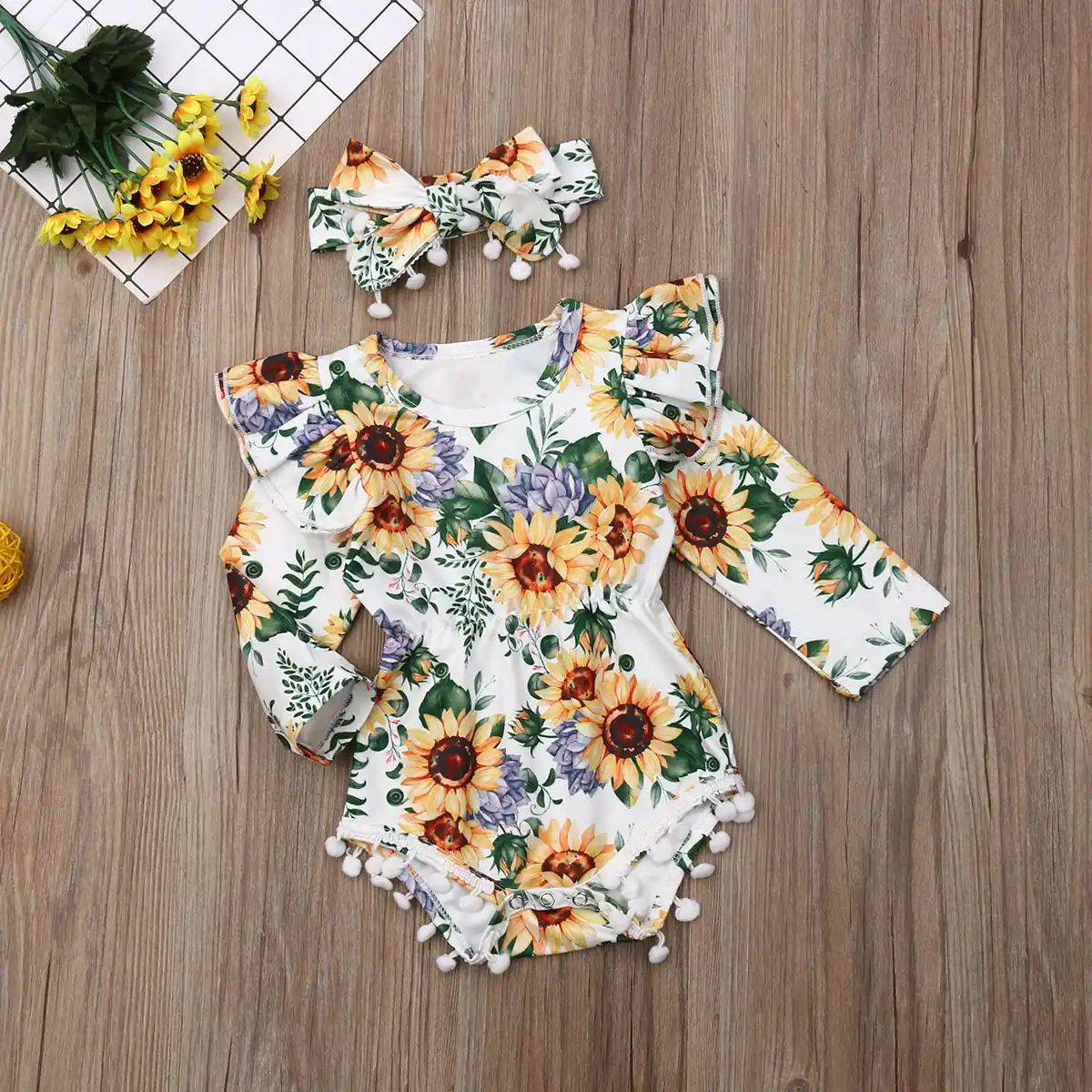 sunflower baby girl clothes