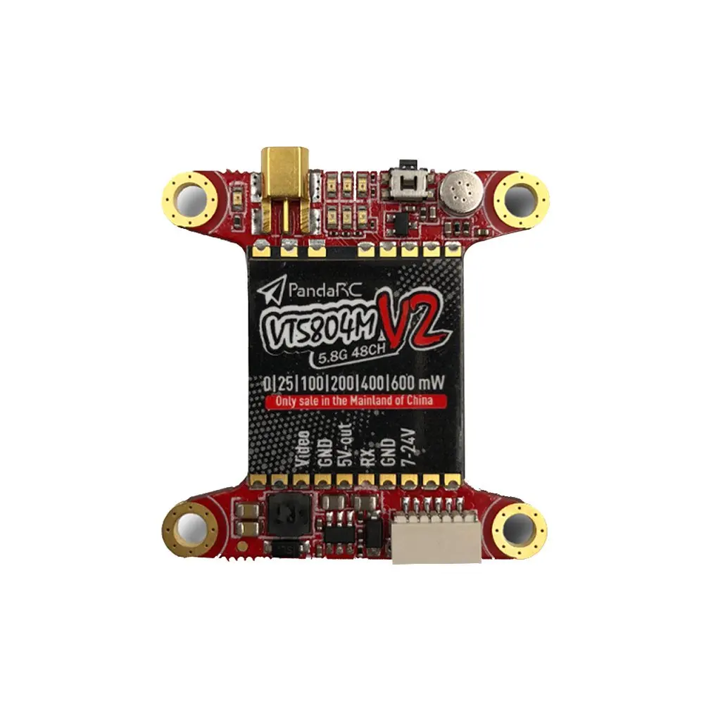

For Pandarc Vt5801 V2 Vt5805 Fpv Video Transmitter 5.8G 48Ch For Pandarc Vt5804M V2 0-600Mw Switchable Osd Adjustable