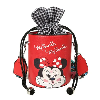 Hot Seller Coin-Bag Mickey-Mouse Disney Minnie Handbag Messenger-Bag Shoulder Pu Cartoon Candy 1gNWb9Q0BdW