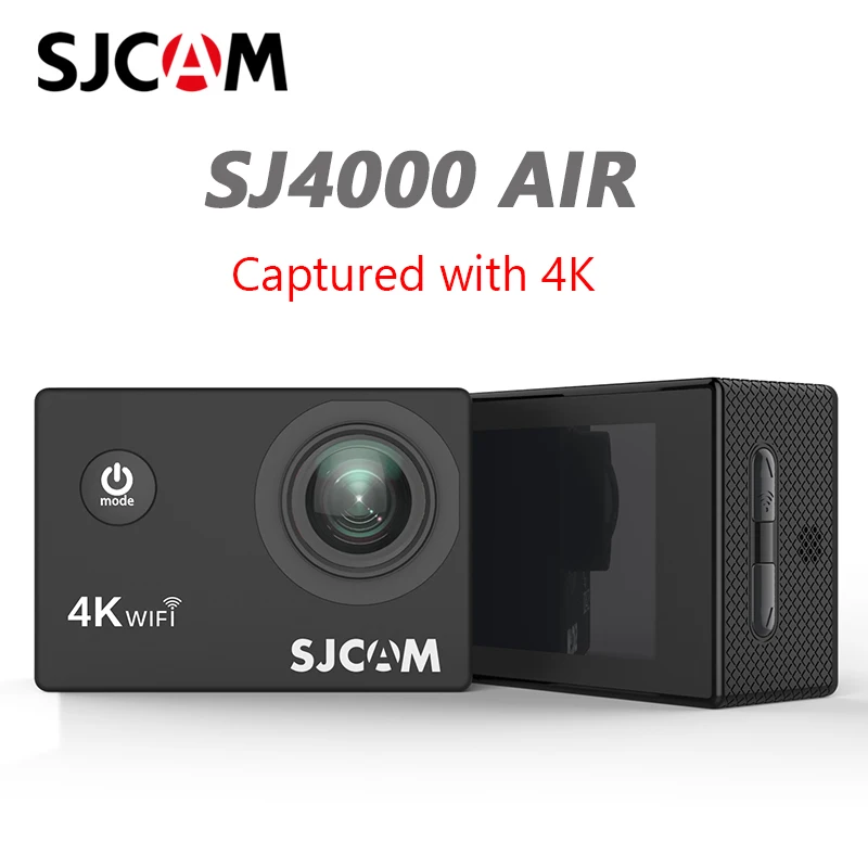 Экшн камера SJCAM SJ4000 AIR 4K 30 кадров/с Wi Fi экран 2 0 дюйма|Экшн-камеры| |