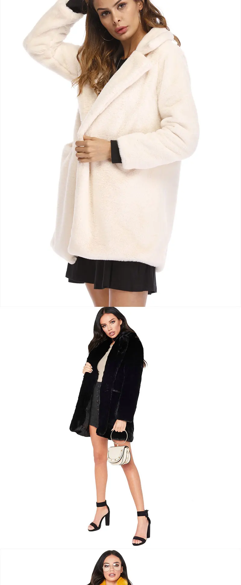 Куртка из искусственного меха, новинка, женские топы, розовая шуба, плюс размер, Меховая куртка, пальто из искусственного меха, свободное пушистое мягкое пушистое пальто из кроличьего меха