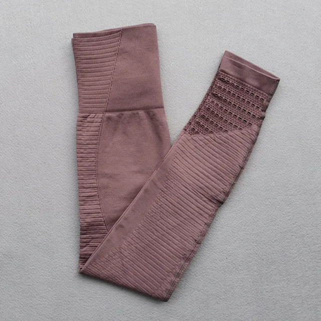 Brown pants 2 шт. бесшовный комплект для йоги, женская одежда, спортивная одежда, женские леггинсы для спортзала, фитнеса, штаны с мягкими чашечками пуш-ап, спортивный бюстгальтер, спортивные костюмы - Цвет: Brown pants