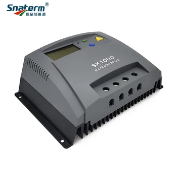 

New 80A 100A PWM 12V 24V 48V Solar Charge Controller LCD Solar Charger with Dual USB Output Solar PV Regulator for PV System