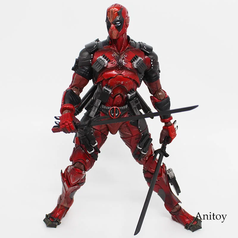 

1/6 Scale Marvel Variant Play Arts Kai Action Figure Weapon X Deadpool Variable Figure PVC Collectible Model Toy 26cm