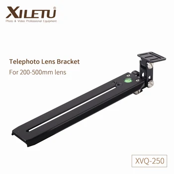 

XILETU XVQ-250 Long-focus Lens Bracket Adapter Tripod Monopods For 200mm-500mm Lens Interface Screw 1/4'-3/8 inch
