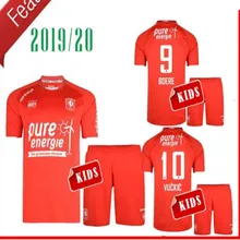 Детский комплект,,, Twente AITOR, футбольные майки, 19, 20, домашние футбольные футболки, OOSTERWIJK BOERE LAUKART SELAHI, Детская футболка