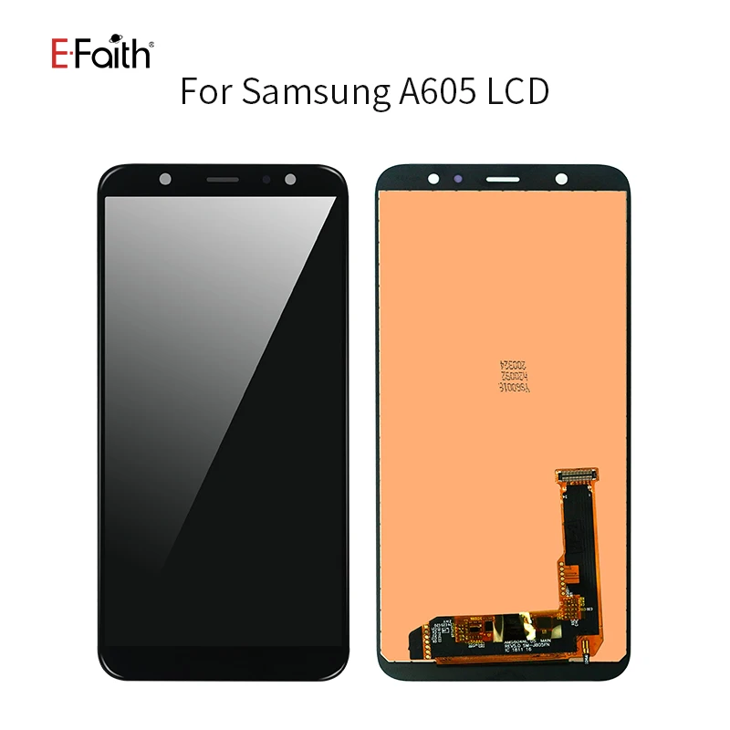 Efaith 10 шт. OLED ЖК дисплей для Samsung Galaxy A6 Plus 2018 без рамки 6 ''Samsung A605 SM A605F A605FN