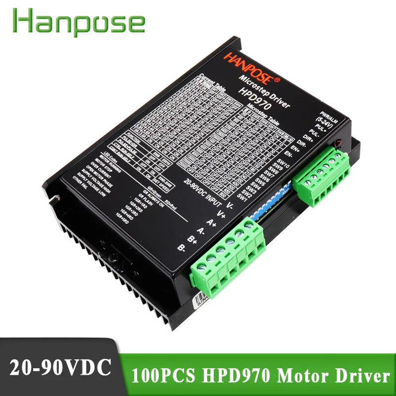 100PCS NEMA23 Stepper Motor Driver HPD970 2-phase segments upgraded version for 3D Medical machinery accessories | Обустройство дома