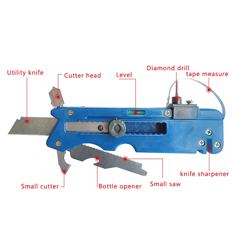 Professiona tile cutter Glass Cutter Six Wheel Metal Cutting Kit Tool Multifunction Tile plastic cutter Hot Sale Dropshipping