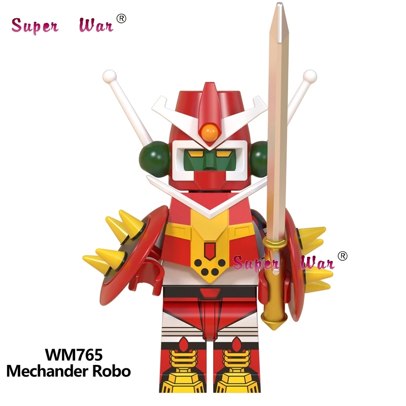 Один фильм Аниме Робот Voltes V Com-battler V Mechander Robo динозавр мазинкайзер мазингер Z Voltron строительные блоки игрушки - Цвет: WM765