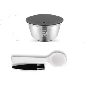 

Metal Rusable Coffee Capsule Stainless Steel Filter for DOLCE GUSTO EDG Lumio Refillable Filter Dripper Tamper