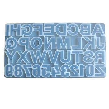 

26 Alphabet Letters Ice Cube Tray Silicone Mold Jewelry Making Craft Tool DIY Clear epoxy resin molds for jewelry35.5x19.2 x1CM