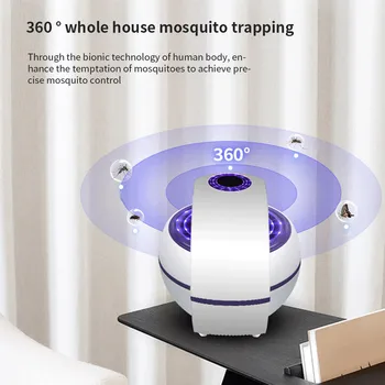 

USB Mosquito Killer Lamp Electric No Noise 360° Insect Killer Bug Zapper Mosquito Trap Light Physical Mosquito Killing New