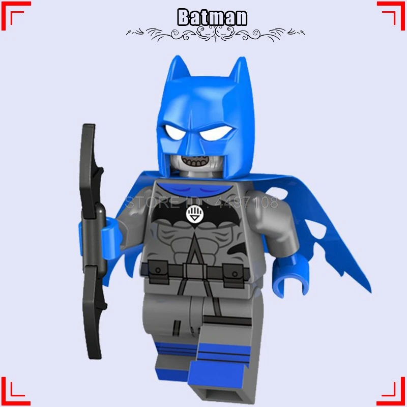 Batman Альфред Пенниуорт DC Бэтмен фильм Темный рыцарь Готэм-Сити Брюс Уэйн рисунок набор игрушек Супермена строительные блоки Marvel - Цвет: Batman