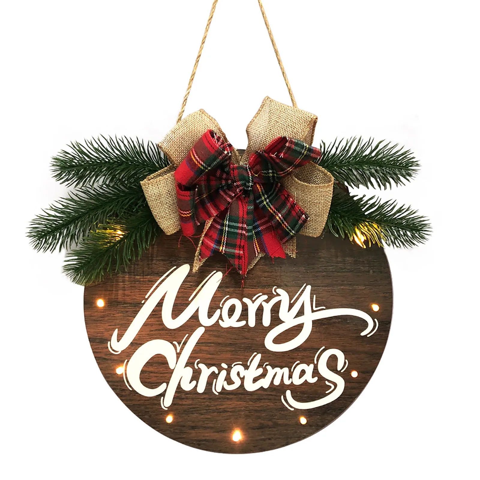 

Navidad Christmas Decorations For Home Decoratives Listing Indoor Mall Pendant Round Letter With Lights Новый Год 2023 Рождество