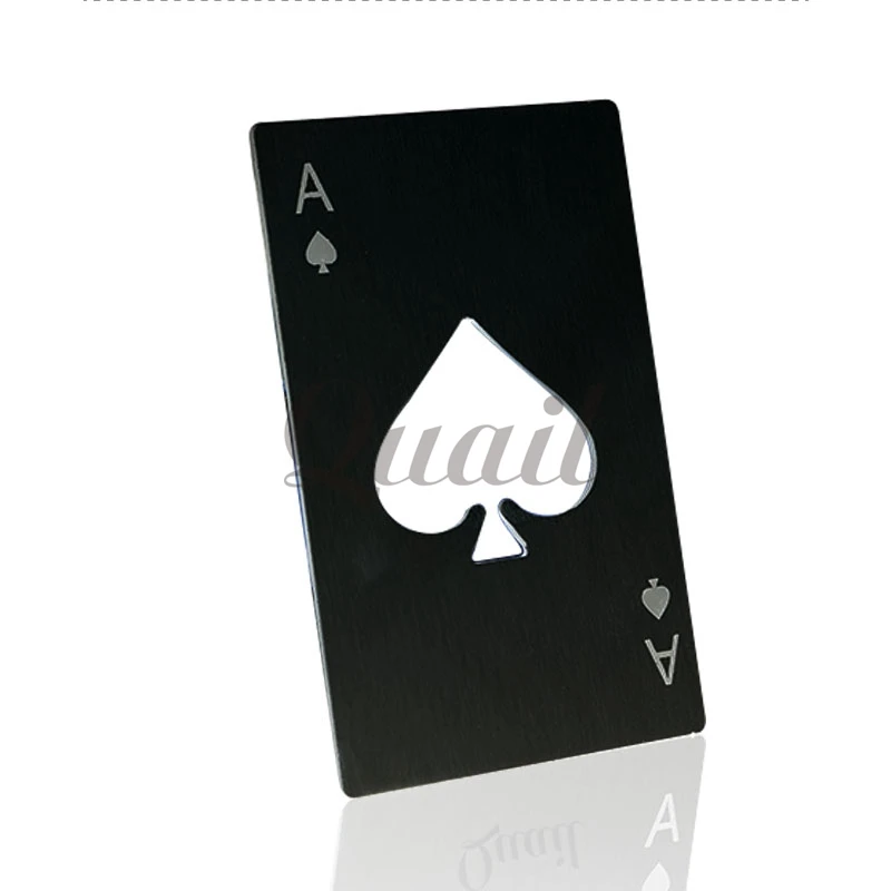 Перепелиное яйцо классные черные колода для покера пивная открывалка бутылок