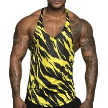 Мужской жилет без рукавов с принтом, майка, майка, жилет для бодибилдинга, спорта, фитнеса, тренажерного зала