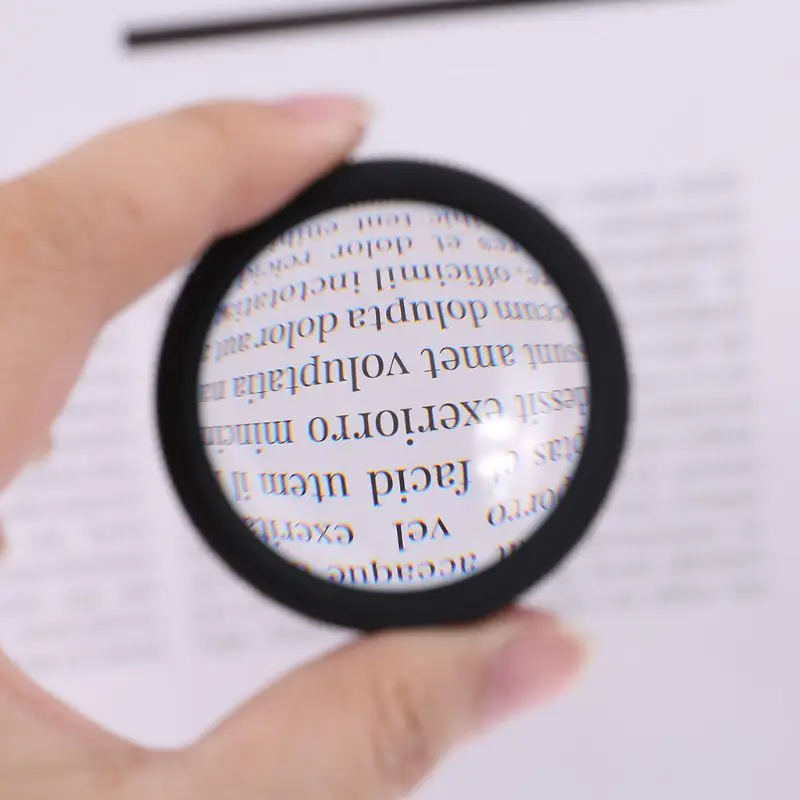 Увеличитель со стеклянными линзами оптика лупы портативный карман для ювелирных монет марки 30X x 40 мм