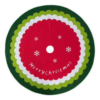 

Christmas Tree Skirt Bottom Cloth Xmas Party Decoration Floor Mat Skirt for Party Decoration Increase the festive atmosphere
