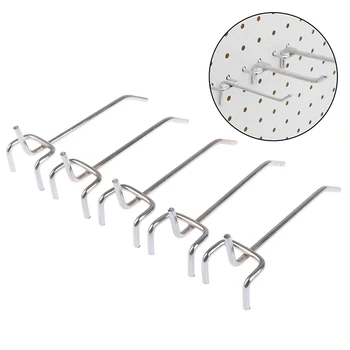 

5 pcs 10CM Hook Panel Perforated Wall Storage Garage Workshop Fixing