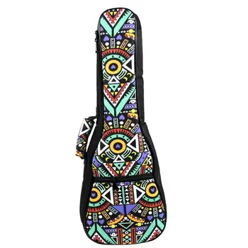 

Yiwa Inch Small Guitar Ukulele Bag Backpack Double Strap Ukulele Carry Bag Cotton Padded Case for Ukulele Guitar Accessories