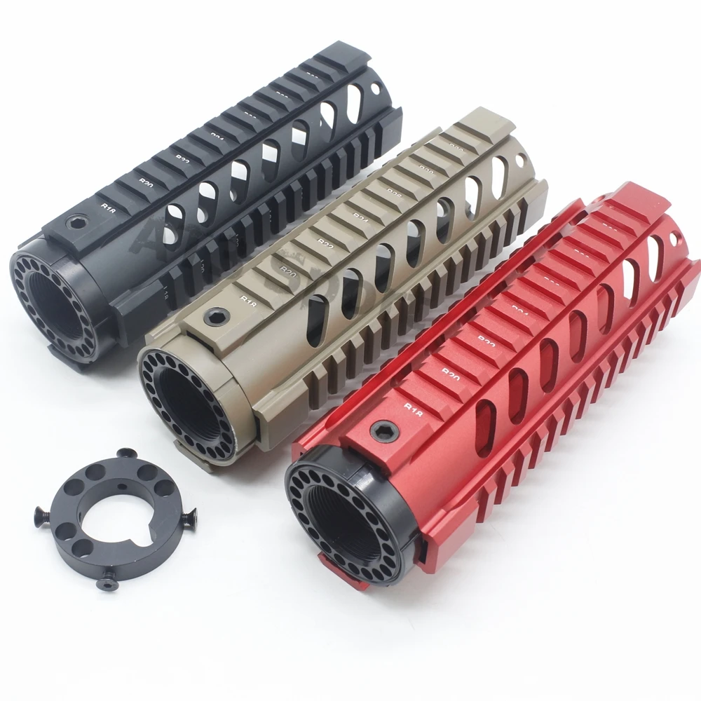 Горячая тактическая 7 ''дюймовый Quad Rail Handguard Free Float Rail Mount Systwm Picatinny Rail M16 с передней крышкой подходит AR-15. 223/5. 56