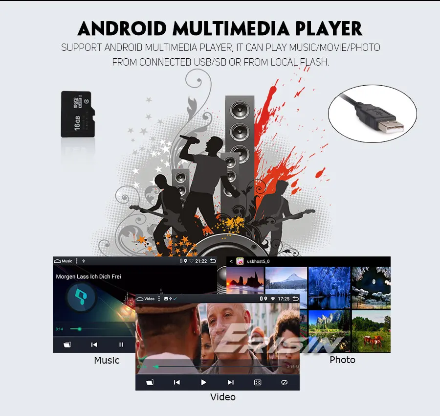 10.1" Android 9.0 Pie OS 1 Din Car Multimedia One Din Car Navigation GPS Single Din Car Radio with Detachable Screen Design