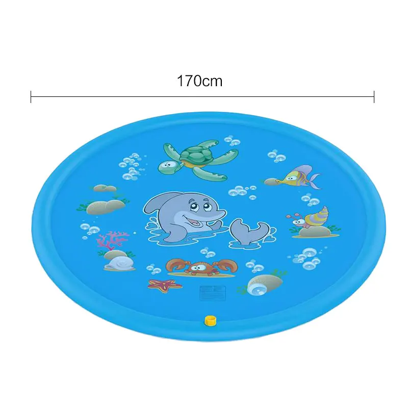 Water Mat Children's Play Mat Baby Water Mat Water Play Mat Baby Play Mat Games Beach Inflatable Spray Water Cushion Toys