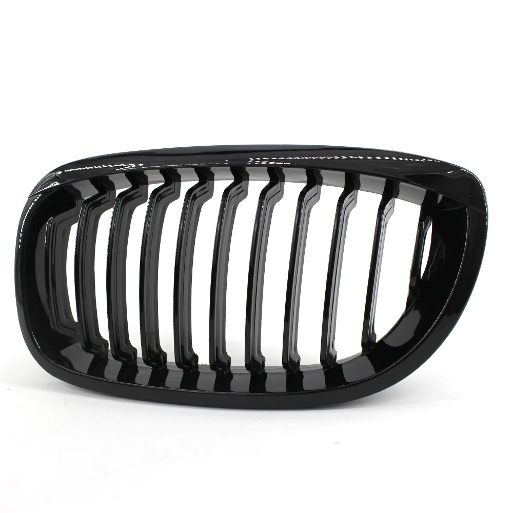 

1 Pair Car Front Kidney Grille Glossy Black ABS For BMW 3 Series E46 03-05 2 Door Coupe Racing Grills Replacement