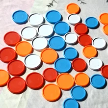 12 шт. 38 мм переплет Dics Пряжка цветная кнопка-как связующий аксессуары Грибное отверстие книги пряжка кольцо Bingding диск переплет