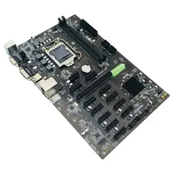 B250 D'exploitation Minière BTC Carte Mère Lga 1151 Soutien 12 GPU Carte Graphique Graphique DDR4 Sata3.0 Usb3.0 Port ETH Ethereum Mineur Bitcoin Plate Forme 