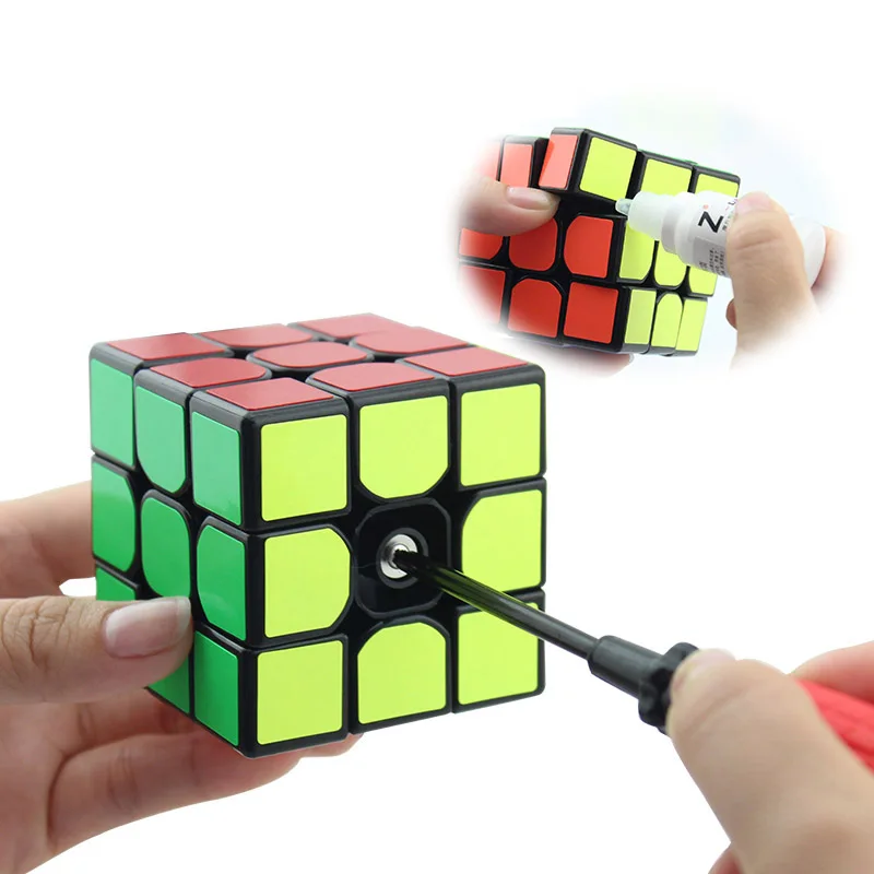 QiYi Профессиональный 3x3x3 магический куб скоростные кубики головоломка Нео Куб 3х3 Magico Cubo взрослые Развивающие игрушки для детей подарок MF3SET
