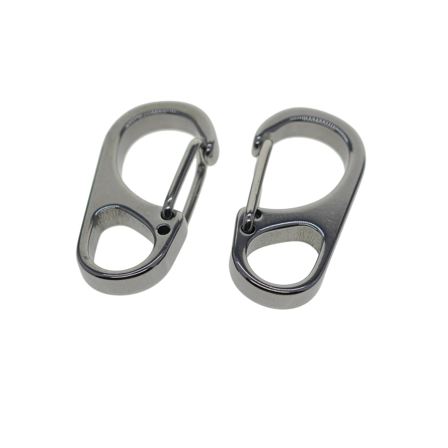 Small mini Super strong fine solid stainless steel spring snap hook